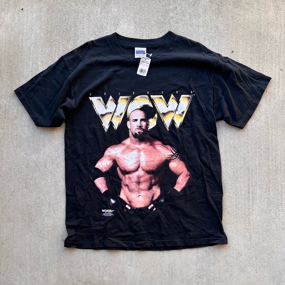 Vintage Wrestling Tee Shirt Goldberg WCW 90s Dead stock